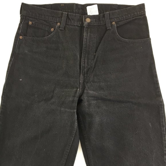 Levi's 550 Vintage Canada Made Black Jeans *36X32 - Picture 2 of 11